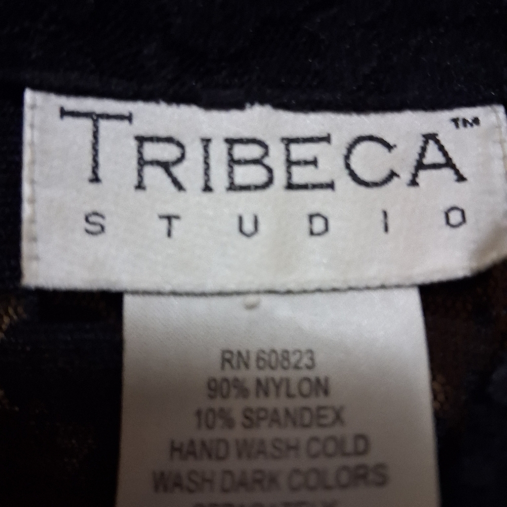 Tribeca Studio Lace Button-Up Shirt Size M - Picture 2 of 3
